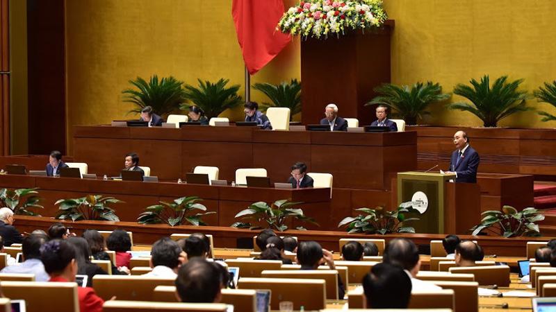 15h15 phút chiều 8/11 Quốc hội bắt đầu chất vấn Thủ tướng Nguyễn Xuân Phúc.
