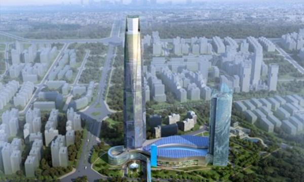 Phối cảnh dự án tháp dầu khí cao 
102 tầng tại Hà Nội với vốn đầu tư dự kiến khi đó là 1 tỷ USD.