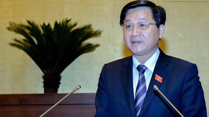 Tổng thanh tra Chính phủ Lê Minh Khái trình bày báo cáo tiếp thu, giải trình.