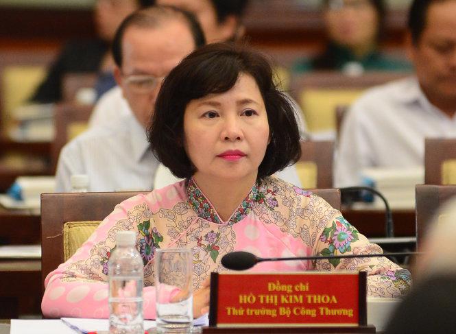 Thứ trưởng Bộ Công Thương Hồ Thị Kim Thoa được Ủy ban Kiểm tra Trung ương xác định có nhiều sai phạm trong quá trình công tác.<br>
