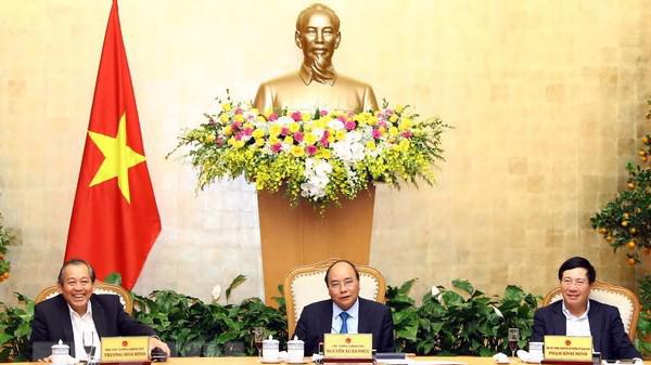 Thủ tướng Nguyễn Xuân Phúc chủ trì phiên họp Thường trực Chính phủ chiều 21/1.