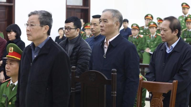 Toà án nhân dân Tp. Hà Nội đã tuyên án các bị can trong sáng 28/12. Ảnh TTXVN
