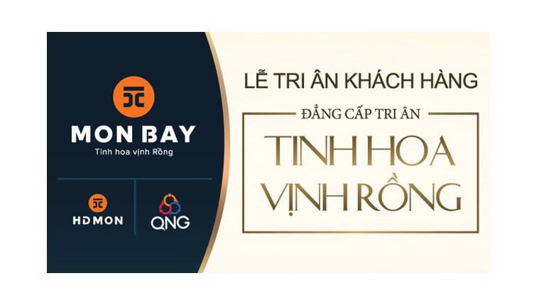 Đây là một sự kiện đặc biệt từ HDMON thay cho lời cảm ơn và tri ân đến tất cả khách hàng đã tin tưởng và lựa chọn dự án Mon Bay.