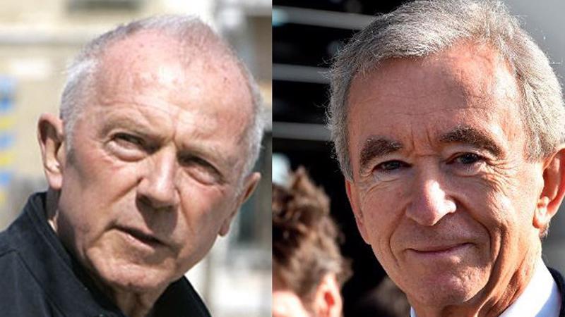 Bernard Arnault và Francois Pinault – 2 tỷ phú giàu nhất tại Pháp.