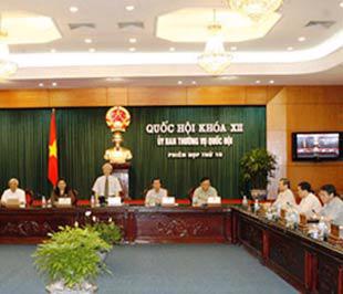 Một buổi họp của Ủy ban Thường vụ Quốc hội - Ảnh: na.gov.vn