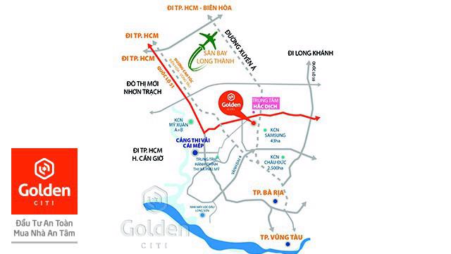 Dự án Golden Citi tọa lạc tại khu dân cư trung tâm phường Hắc Dịch.
