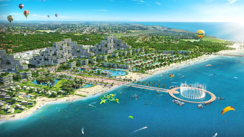 Tổ hợp du lịch - giải trí- nghỉ dưỡng và thể thao biển Thanh Long Bay kiến tạo điểm đến chiến lược tại thủ phủ du lịch mới Kê Gà.