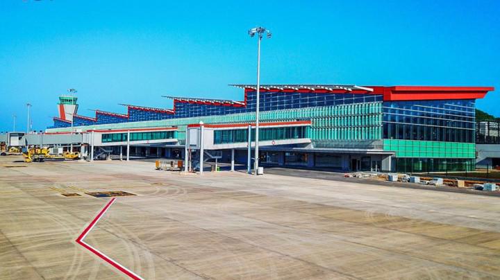 Sân bay Vân Đồn trước ngày đưa vào khai thác.