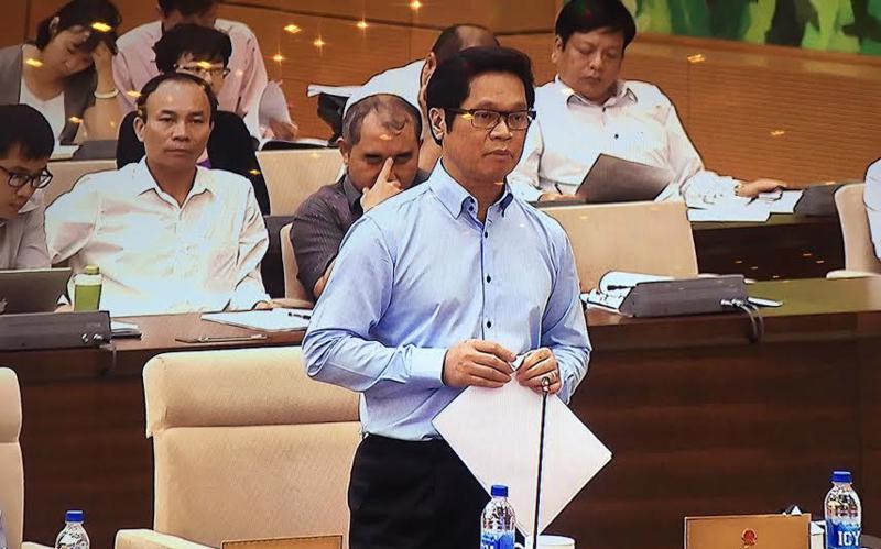 Chủ tịch VCCI Vũ Tiến Lộc phát biểu tại phiên thảo luận.