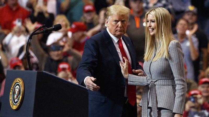 Tổng thống Mỹ Donald Trump và con gái Ivanka Trump - Ảnh: Getty Images.