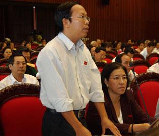 Đại biểu Nguyễn Đình Xuân: Đã nhiều lần chuyển đơn đến Chánh án tòa án nhân dân tối cao nhưng không được xem xét - Ảnh: TTXVN.