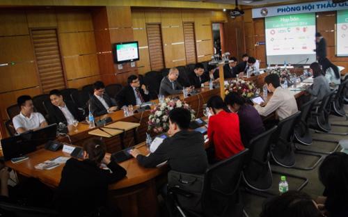 Cuộc họp báo phát động I-Invest! 2014, diễn ra tại Hà Nội hôm 7/4 vừa qua.<br>