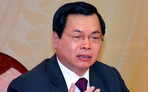 Bộ trưởng Vũ Huy Hoàng: "Chúng ta mở cửa từ những năm 1990 nhưng đến nay hàng hoá của Việt Nam vẫn thống lĩnh thị trường trong nước".<br>