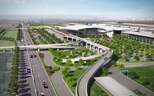 Phối cảnh dự án sân bay Long Thành.<br>
