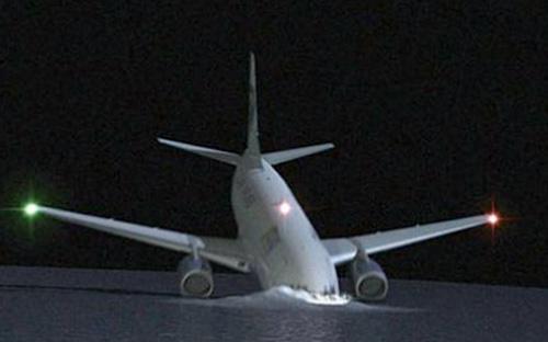 Hình mô phỏng khoảnh khắc cuối cùng của chuyến bay 447 - Air France, bay từ Rio de Janeiro, Brazil tới Paris, 
Pháp. Máy bay rơi xuống Đại Tây Dương ngày 1/6/2009, cùng với 228 hành khách và phi hành đoàn.