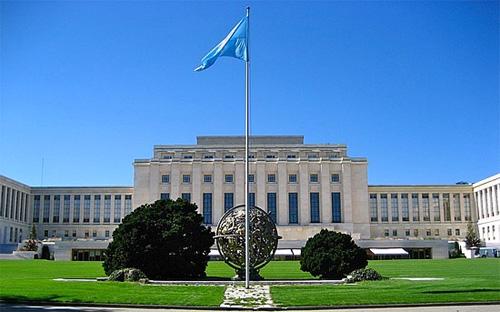 Trụ sở Văn phòng Liên hiệp quốc tại Geneva, Thụy Sĩ.