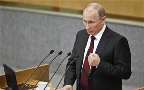 Tổng thống Nga Vladimir Putin - Ảnh: Reuters.<br>