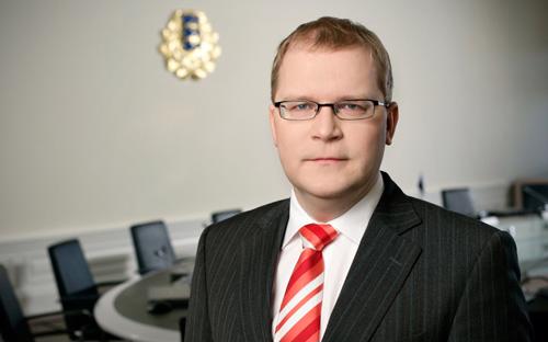 Bộ trưởng Bộ Ngoại giao Estonia Urmas Paet - Ảnh: News.<br>
