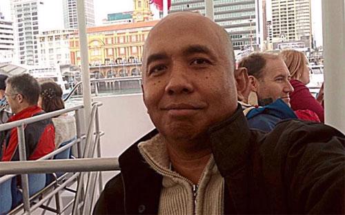 Phi công Zaharie Ahmad Sha, cơ trưởng của chuyến bay mất tích MH370 - Ảnh: The Star.<b> </b>