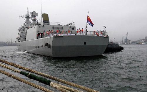 Tàu hải quân của Trung Quốc - Ảnh: RIA Novosti.<br>