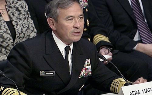 Đô đốc Harry Harris Jr., tư lệnh hạm đội Thái Bình Dương của Mỹ.
