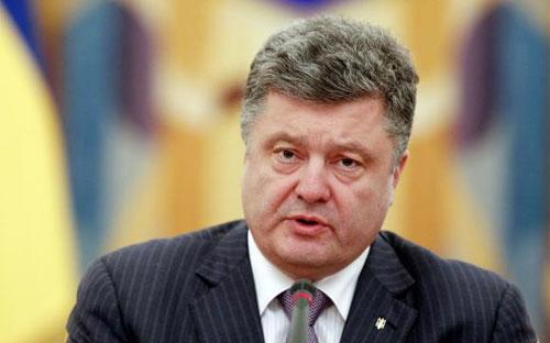 Tổng thống Ukraine Petro Poroshenko - Ảnh: Reuters.<br>
