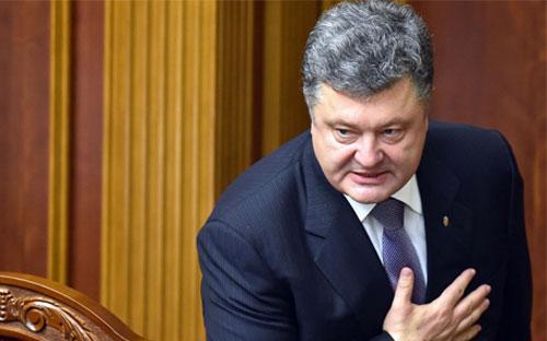 Tổng thống Ukraine Petro Poroshenko - Ảnh: AFP/Getty.<br>