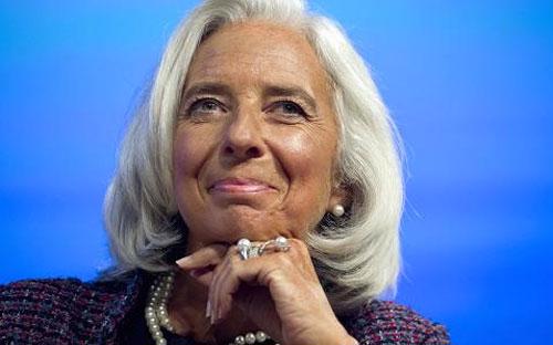 Giám đốc điều hành (IMF), bà Christine Lagarde - Ảnh: AFP/Getty.<br>