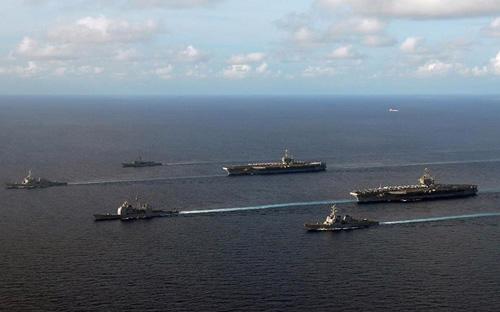 Hạm đội 7 là lực lượng bảo vệ các lợi ích của Mỹ ở khu vực Thái Bình Dương - Ảnh: Navy.<br>