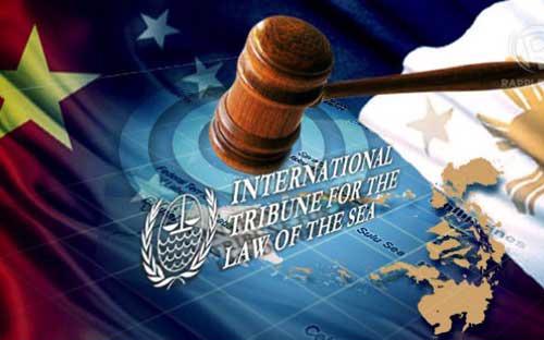 Philippines đã khởi kiện Trung Quốc ra Tòa án Liên hiệp quốc về Luật Biển vào hôm 22/1/2013 - Ảnh: News.<br>