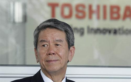 CEO Hisao Tanaka của Toshiba - Ảnh: Bloomberg.<br>