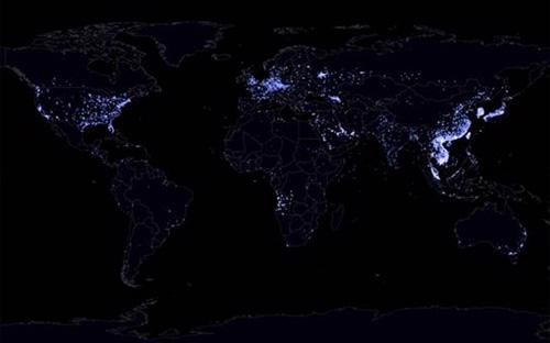 Bản đồ quốc tế người dùng Zalo cho thấy ứng dụng này đã có mặt ở nhiều khu vực trên thế giới.
