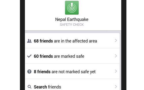 Ứng dụng Person Finder của Google đang phát huy tác dụng trong thảm họa động đất ở Nepal - Ảnh: CNBC.<br>