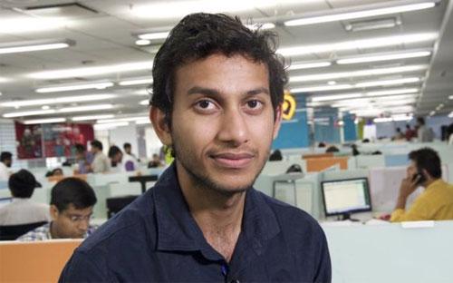 Doanh nhân trẻ người Ấn Độ Ritesh Agarwal - Ảnh: BBC.