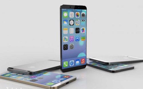 Một thiết kế tưởng tượng về độ siêu mỏng của điện thoại iPhone thế hệ tiếp theo - Ảnh: SAI.<br>