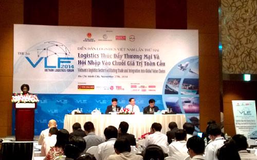 Diễn đàn Logistics Việt Nam lần thứ hai với chủ đề “Logistics thúc đẩy thương mại và hội nhập vào chuỗi giá trị toàn cầu” diễn ra tại Tp.HCM.<strong><br></strong>