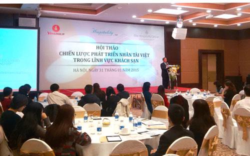 Tại hội thảo, các đại biểu đã chia sẻ định hướng phát triển Du lịch Việt
 Nam nói chung phát triển nguồn nhân lực trong ngành nói riêng và đặc 
biệt là giai đoạn hội nhập ASEAN.
