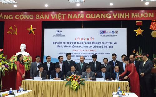 Lễ ký kết cũng đánh dấu việc lần đầu tiên Chính phủ Việt Nam lựa chọn 
nhà khai thác cảng thông qua hình thức đấu thầu rộng rãi trong nước theo
 Nghị định 21/2012/NĐ-CP ngày 21/3/2013 của Chính phủ về quản lý cảng 
biển và luồng hàng hải.