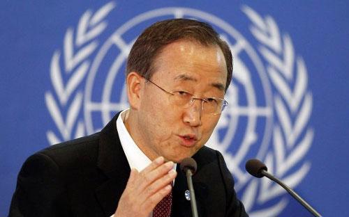 Tổng thư ký Liên hiệp quốc Ban Ki-moon.