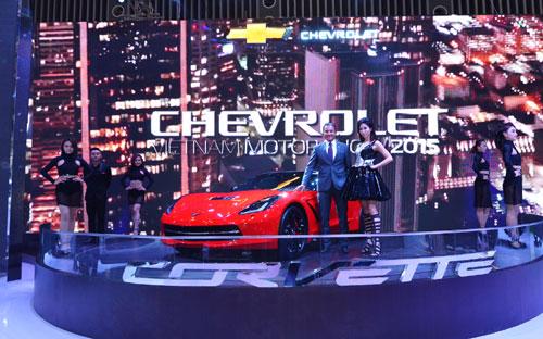 Thương hiệu Chevrolet tại Vietnam Motor Show 2015.