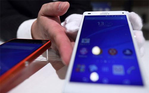 Máy điện thoại Xperia Z3 của Sony - Ảnh: Bloomberg.