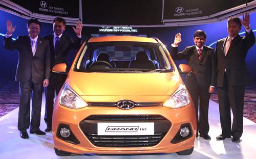 Grand i10, mẫu xe đang đắt khách tại thị trường Việt Nam được Hyundai Thành Công nhập khẩu từ Ấn Độ.<br>