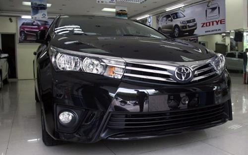 Hình ảnh mẫu xe Toyota Corolla Altis thế hệ mới được các doanh nghiệp thương mại nhập khẩu nguyên chiếc.<br>
