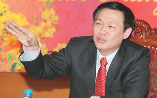 Trưởng ban Kinh tế Trung ương Vương Đình Huệ.