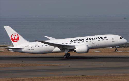 Một máy bay của Japan Airlines.<br>
