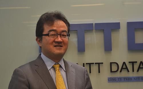Tổng giám đốc NTT DATA Vietnam, ông Akira Watanabe.