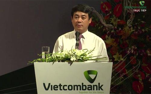Chủ tịch Hội đồng Quản trị Vietcombank nhấn mạnh đến những hạn chế của ngân hàng mình trong lần đầu tiên tổ chức tường thuật trực tiếp hội nghị về hoạt động ra bên ngoài.<br>