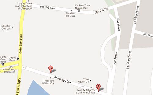 Khu đất của SHD có diện tích 81.771 m2 nằm trên đường Phạm Ngũ Lão, thành phố Hải Dương - Nguồn ảnh: Google Map.<br>