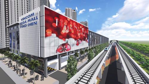 Thiết kế mới khu trung tâm thương mại Vincom Mega Mall Thảo Điền.