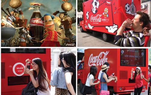 Coca-Cola không còn là một thức uống giải khát mà còn là một thương hiệu của sự hạnh phúc, lạc quan.